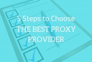5 Steps To Choose The Best Proxy Provider For Your Business