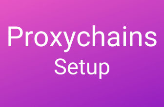How to set proxychains with public or private proxies